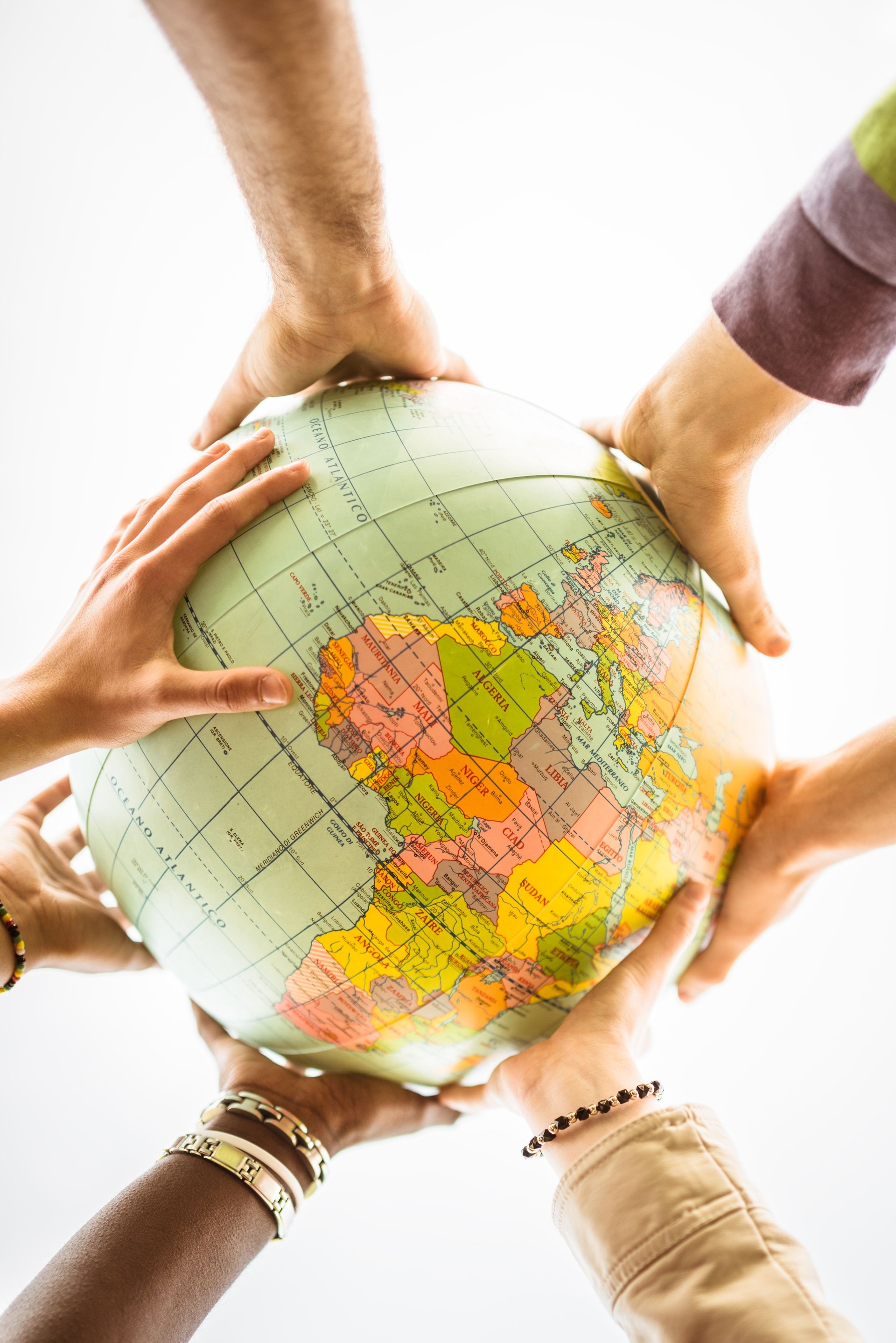 teenagers reaching the world at campus